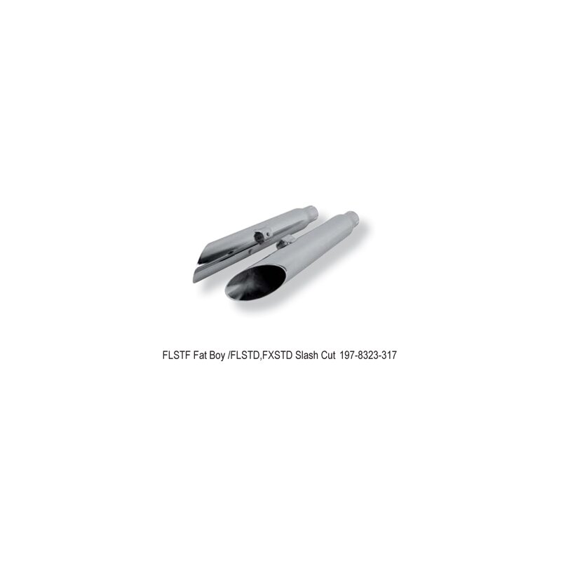 Eagle Sidewinder Sport 2in2 Slipon Slash cut FatBoy FLSTF/TD 2007