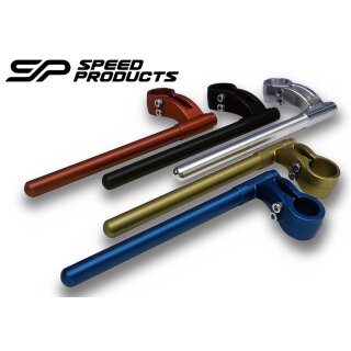SP SPEED PRODUCTS Daytona Stummellenker Turbo 32mm, silber mit TÜV