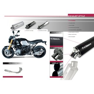 SPEEDPRO COBRA C5 Slip-on Dual Road Legal/EEC/ABE homologated Honda VTR  1000 F Firestorm - Superhawk 996