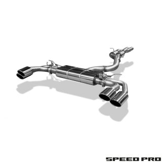 SpeedPro CUPRA Formentor 4x4 - VZ5 Endschalldämpfer mit 2 Abgasklappen - 2x115x85 Typ 32 rechts/links und Vorschalldämpfer