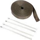 Hitzeschutzband Kit Metallic 25 mm x 15 m (1" x 50)...