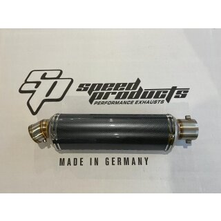 1B Artikel Slip-on Mofa/Scooter Carbon Imitat
