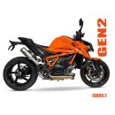 SPEEDPRO COBRA SPX Titan Finish Slip-on underseat dual...